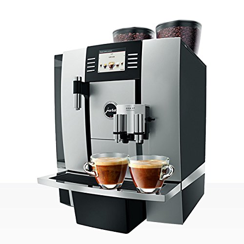 Jura Kaffeeautomat GIGA X7 Professional freistehend vollautomatisch (freistehend, Kaffeemaschine kombiniert, Aluminium, Knöpfe, Rotation, TFT, 5 l)