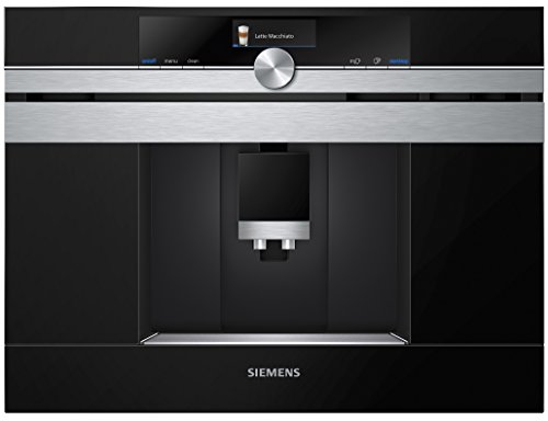 Siemens CT636LES1 iQ700 Einbau-Kaffeemaschine/sensoFlow System/Intelligent Heater Inside/OneTouch Function/calc’nClean/autoMilk Clean/edelstahl