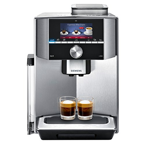 Siemens TI915531DE Kaffeevollautomat (1500 Watt, automatische Abschaltung, One Touch, 2,3 Liter) edelstahl