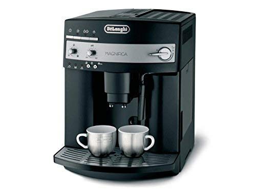 De'Longhi Magnifica ESAM 3000.B – Kaffeevollautomat mit Milchaufschäumdüse, Direktwahltasten & Drehregler, 2-Tassen-Funktion, großer 1,8 l Wassertank, 36 x 28,5 x...