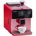 Oursson Kaffeevollautomat, Super automatisch, Keramik-mahlwerk, Farb-Touchscreen, Personalisierte Getränke, Doppeltassenbezug, 19 bar, Rot, AM6250/RD