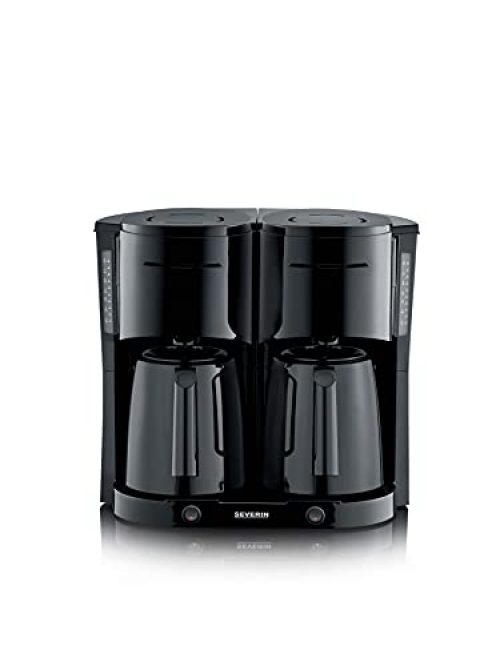 SEVERIN Duo-Filterkaffeemaschine mit Thermokanne, Kaffeemaschine für bis zu 16 Tassen